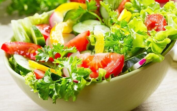 salata od povrća za mršavljenje